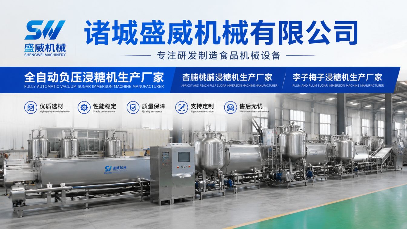 衡水为果脯加工提供负压浸糖方案